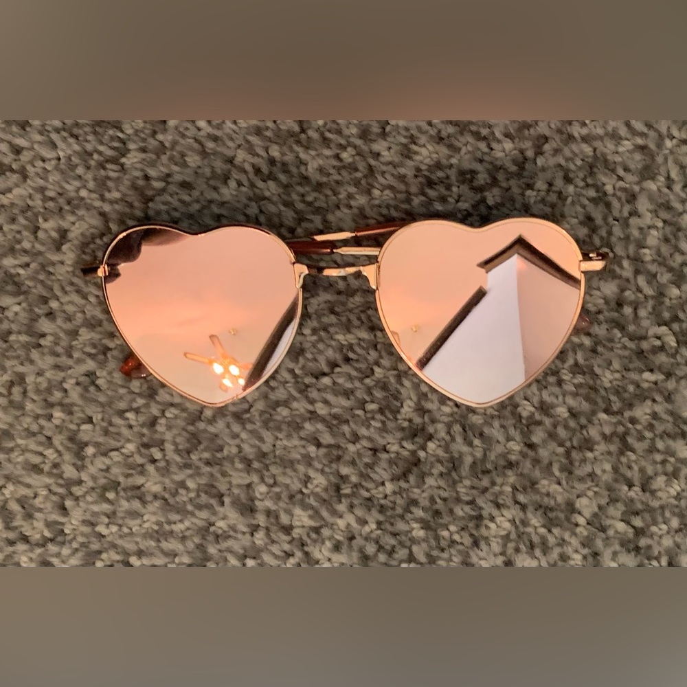 Rose-Colored Heart Glasses